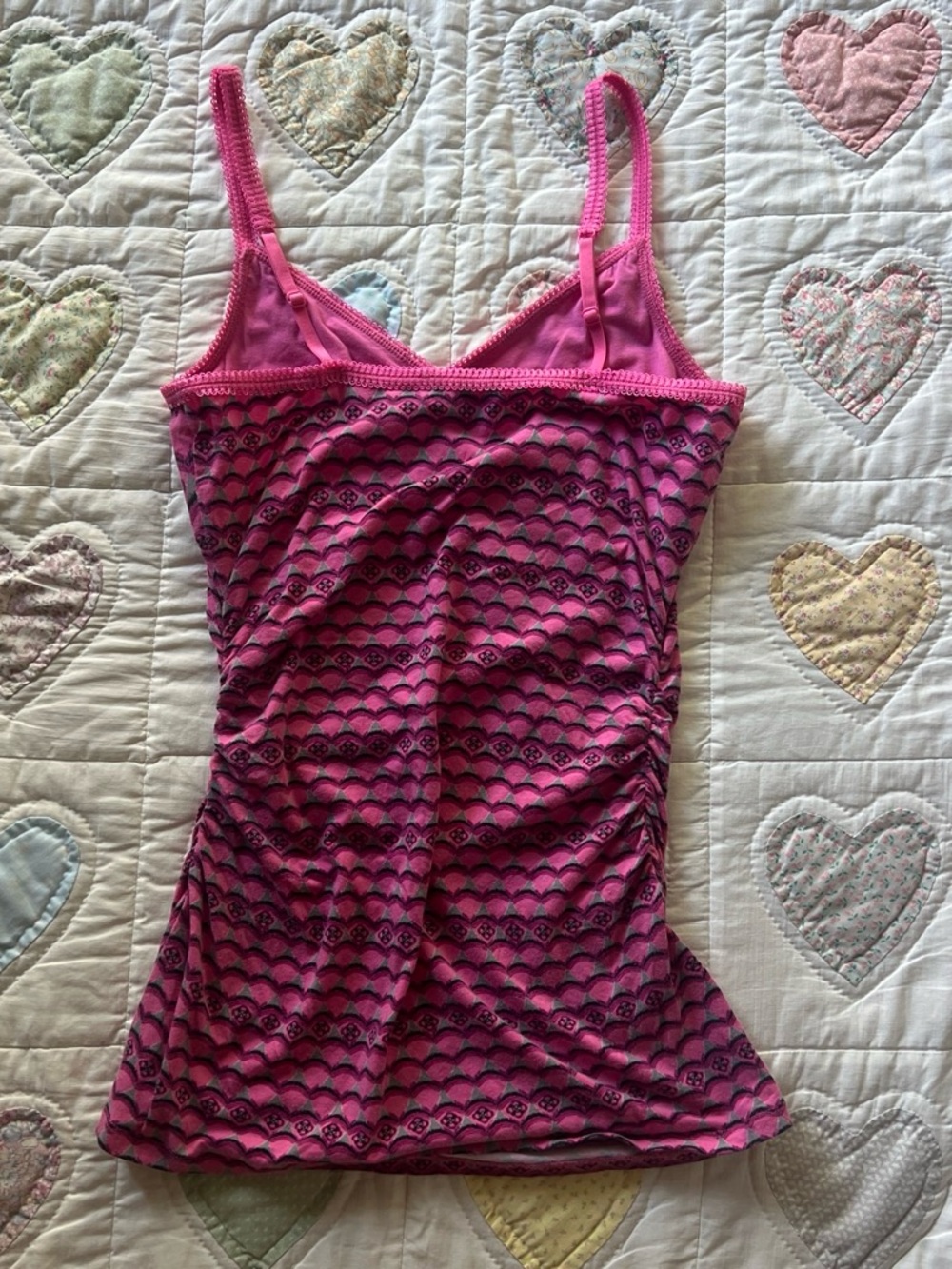 Express Pink Y2K cami top fairy core spaghetti strap tank top size M vintage - Picture 6 of 7